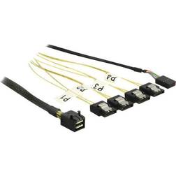 DeLock kabel mini SAS HD SFF-8643 > stift omvänd + sidoband 0.5m